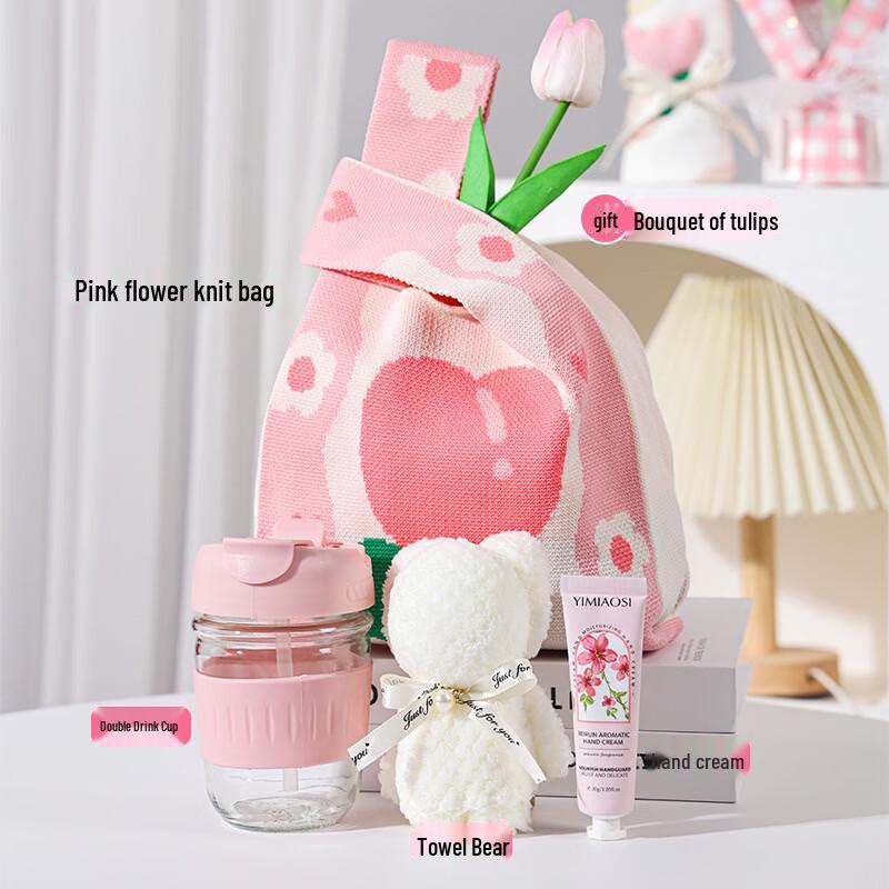MY Tulip Flower Gift Water Cup Set