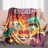 1PC The Powerpuff Girls printed blanket, all season lightweight home office outdoor nap multifunctional blanket A8