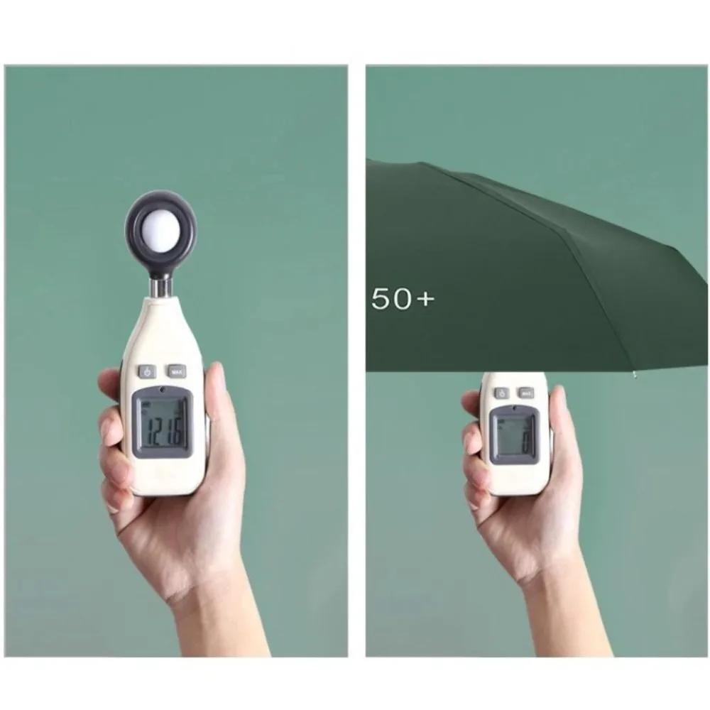 80% Off Mini UV Umbrella Small Pocket Travel Rain Parasol Vinyl Folding Sun Shade Umbrella UPF50+ Portable Capsule Umbrellas
