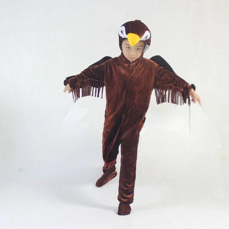 Děti Dospělí Zvíře Pták Voriol Papoušek Vlaštovka Orel Datel Cosplay Maškarní Kombinéza Kostým Dárková Sada Halloween