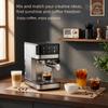 Hochwertige italienische 20-Bar Kaffeemaschine mit Milchaufschäumer