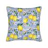 Yellow Lemon Pattern Pillow Case Vintage Pillow Cover Comfy Pillowcases For Living Room Bed Chair