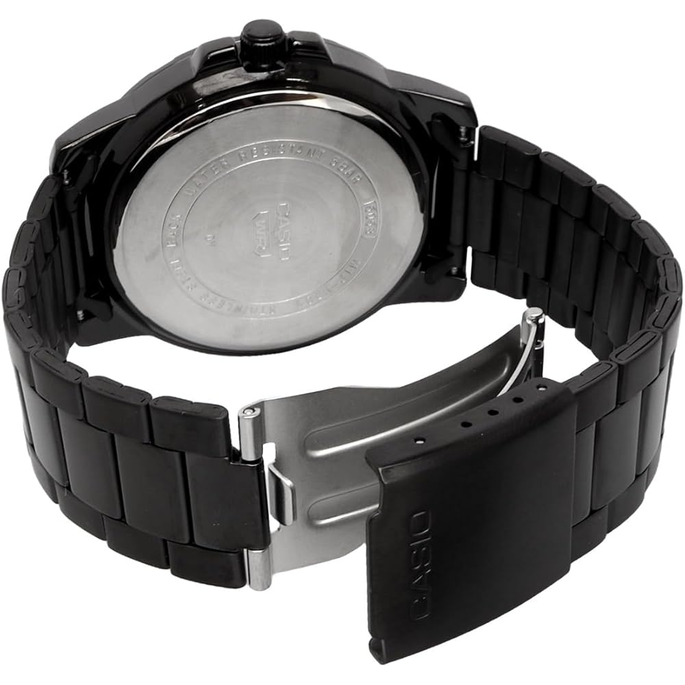 Casio Standard Analog Quartz Men's Watch MTP-VD01B-1BV Black Metal Band Imported Model