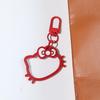 Creative Cartoon Kitty Bow Keychain Pendant, Cute Bag Decoration, Small Gift Accessories for Women