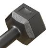 Jeden pár šestihranných činek litinových PVC 22 lb Fitness sada šestihranných činek pro silový trénink