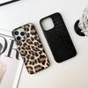 Lederstruktur Stoßfeste Schutzhülle für iPhone 17 Pro Max, 16 Pro und 15 Matt.