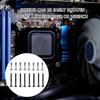 8Pcs 2/3cm PC Computer Case Cooling Fan Mount Screws Set Fan Mounting Screws Laptop Computer Screw for Water Cooling