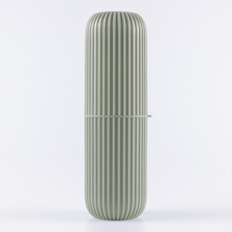 Reise-Mundspülbecher, Einfacher Waschbeckenbecher, Praktisches Zahnbürsten-Etui-Set, Aufbewahrungsbox für Outdoor-Geschäftsreisen