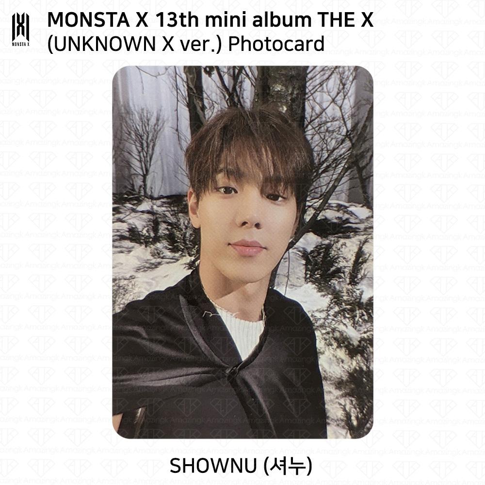 MONSTA X 13-й мини-альбом THE X версия фотобук Неизвестная версия Официальная фотокарточка Shownu (Unknown X)