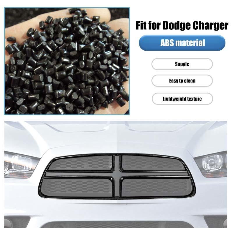 Car Front Hood Air Inlet Grille Ring Cover Protective Sticker For Dodge Charger 2011-2014 Car Accessories