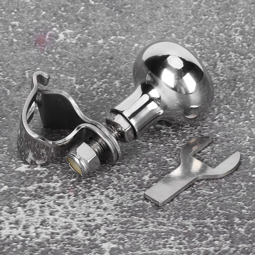 316 Edelstahl Lenkradknauf Zusätzliche Booster Kugel Universal für Boot Yacht