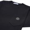 Stone Island T-Shirt Logo Print Crew Neck Short Sleeve Kids tops Black 801620347-V0029