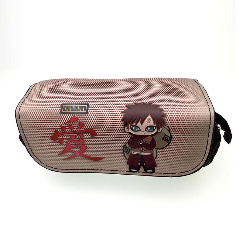

Naruto Red Cloud Pencil Case: Features Kakashi, Fourth Hokage, Uchiha - Ideal for Students Pencil Bag