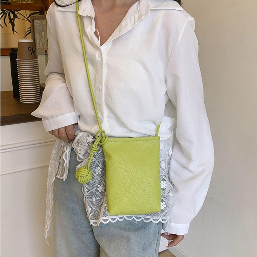 Candy Color Leather Trend Shoulder Bag PU Leather Mini Summer Shoulder Bags Summer