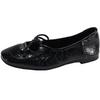 Popular French ballet style square head shallow mouth flat-soled single shoes women's summer 2025 new versatile skirt Mary Jane shoes