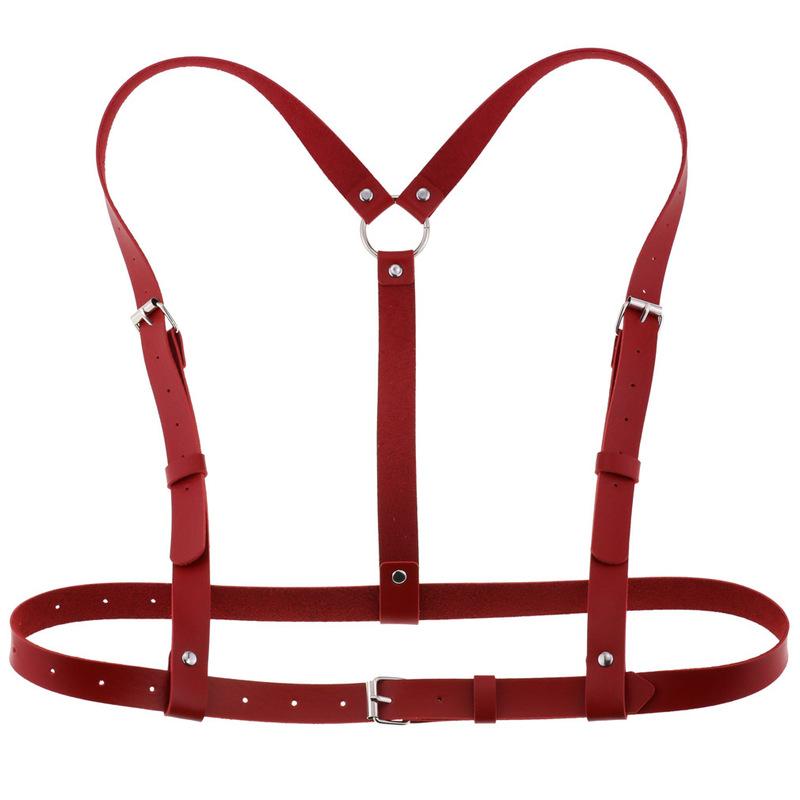 Women Sexy Garters faux Leather Women Body Bondage Cage Sculpting Harness Waist Belt Straps Suspenders Goth Harajuku Belt