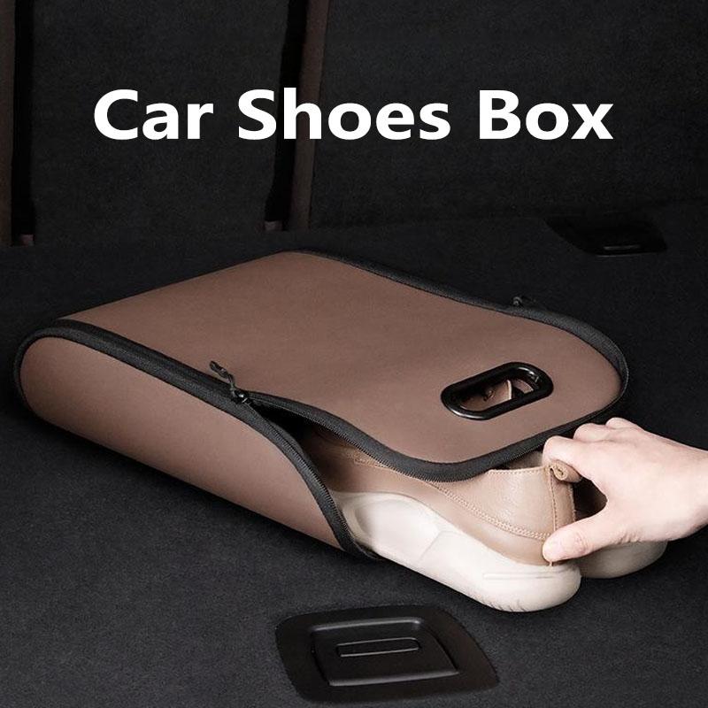 Car Shoe Box A Must Have for Car Storage Specialized Trunk Organizer for Shoes in the Passenger Seat Vehicle Accessories