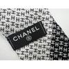 Used CHANEL Hairband Twilly Scarf Ribbon Bandeau Silk Black White 2025AW AAB157 B21067 U1954 Excellent Condition