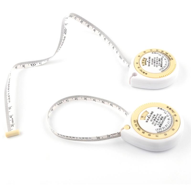 Tapes Body Measuring Fat Measure Retractable Measurement Bmi Rulers Tool Sewing Tapes Soft Cloth Flexible Measuring Tapes