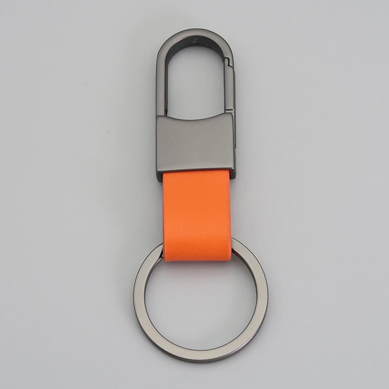 Legierung Leder Schlüsselanhänger Multifunktional Langlebig Leder Hüftanhänger Schlüsselanhänger Karabinerhalter Anti-Verlust