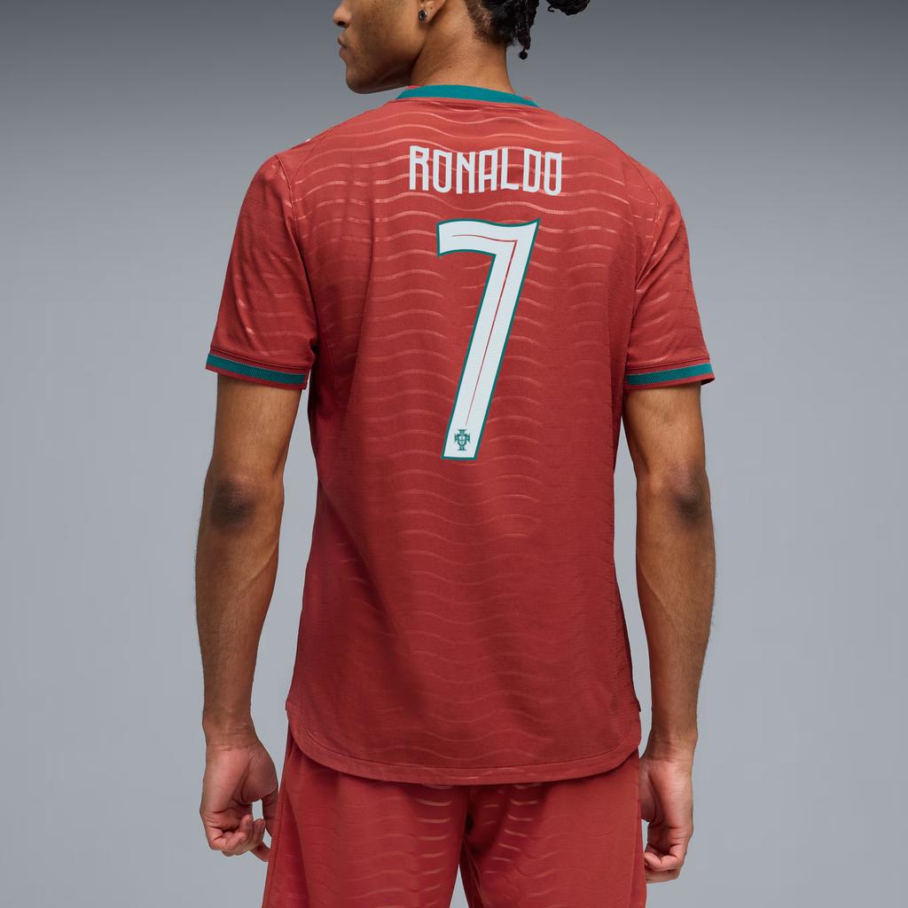 Puma Portugal 2026 Authentic Home Player Jersey Cristiano Ronaldo 7 Moisture-Wicking V-Neck Short Sleeve Football Shirt Men Jersey 788140-77
