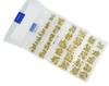 WINGONEER 600pcs Multilayer Monolithic Ceramic Capacitor Assortment Kit, 30 Values 10pF-10uF, 20pcs Each, with Plastic Box