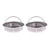 1PC/2PCS Stainless Steel Kitchen Sink Strainer with Handle Sink Vegetable Garbage Residue Strainer Basket
