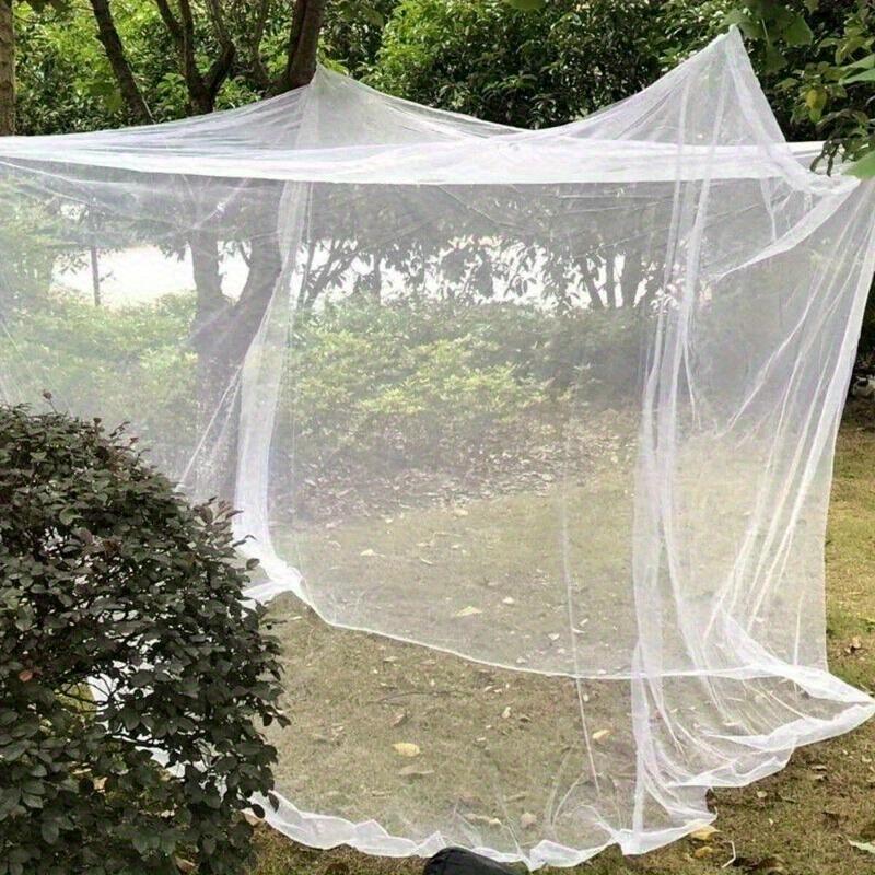 Large Camping Mosquito Net - Easy Setup, Portable & Breathable, Drawstring Closure, Sturdy for Outdoor Patio, Backyard, Picnic