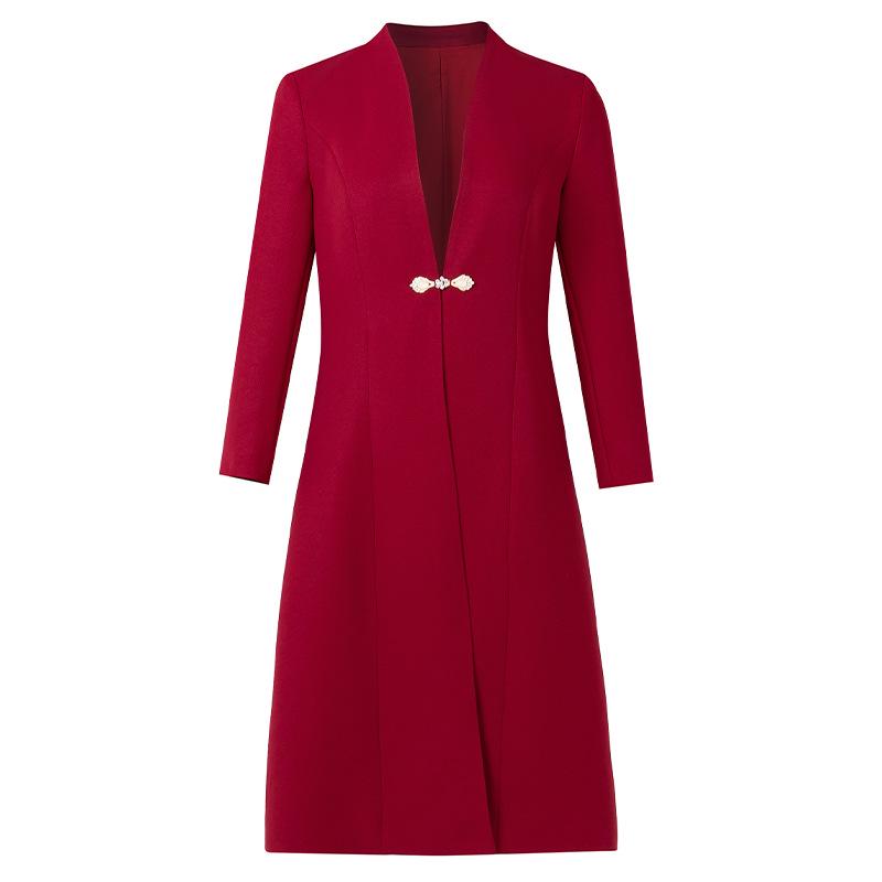 Elegant Autumn Mother-of-the-Groom Coat - 2024
