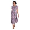 Womens/Ladies Sardinia Floral UV Tiered Dress
