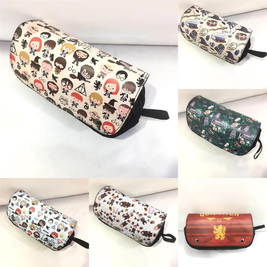 Harry Potter Zip Wallet Men Women Pu Leather Animal Pattern Card Compartments