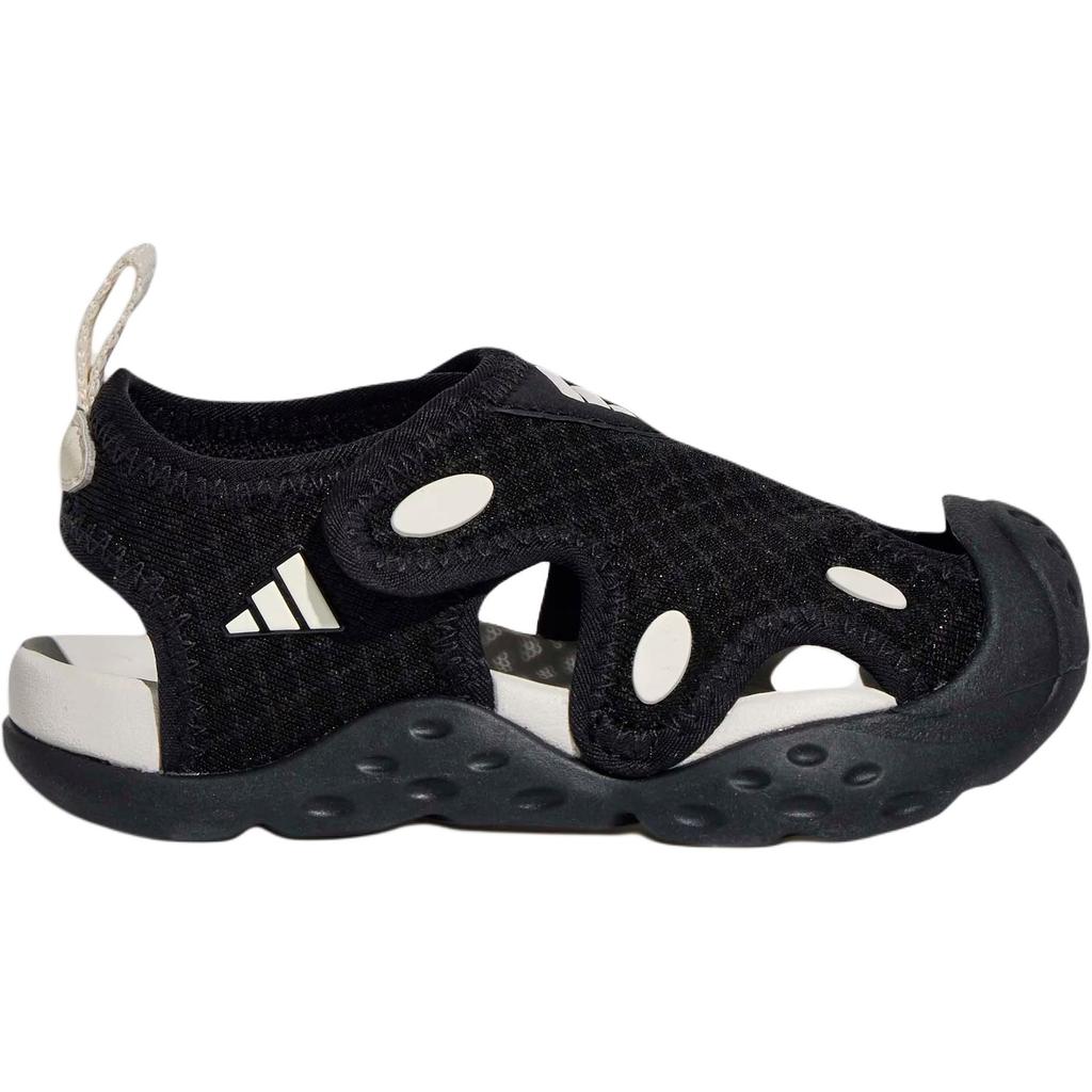 Adidas Starstride Comfortable Slip Resistant Durable Quick Dry Low Top Walking Shoes Baby Shoes Black KI6483