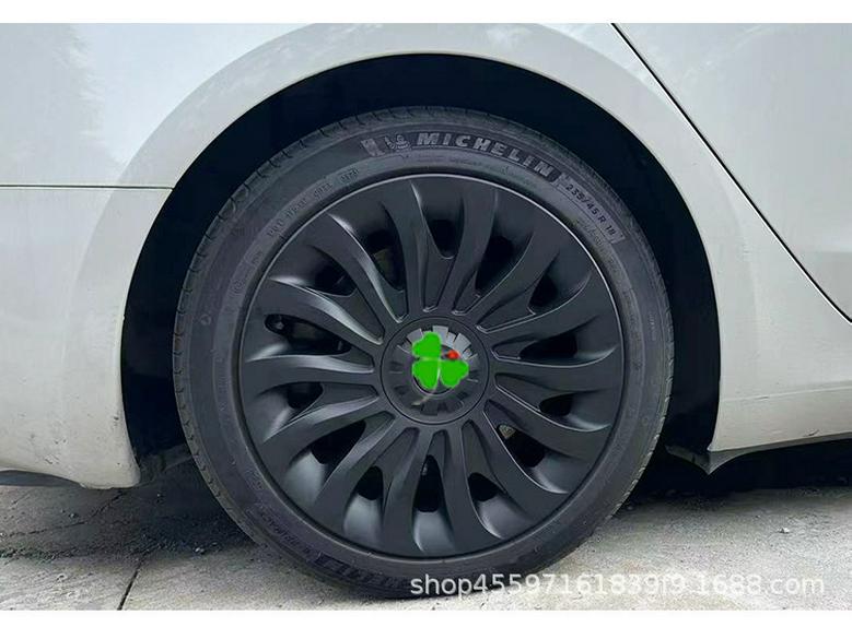 Tesla Model 3 Symmetrische Turbinenrad-Radkappen mit Felgenschutz