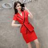 Women's Short Sleeve Business Skirt Suit
