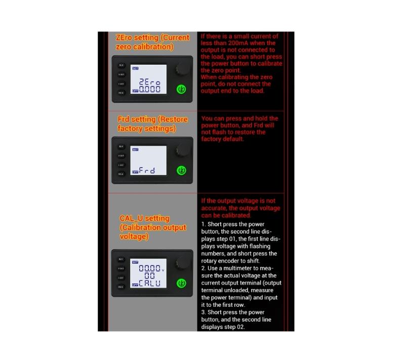 0.5-36V Power Voltage Regulator Converter Constant Current Voltage