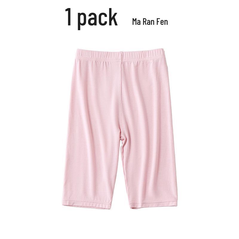 Sommerliche Fünf-Punkt-Modal-Leggings für Mädchen - Vielseitig, Dünn, Atmungsaktiv, Elastisch