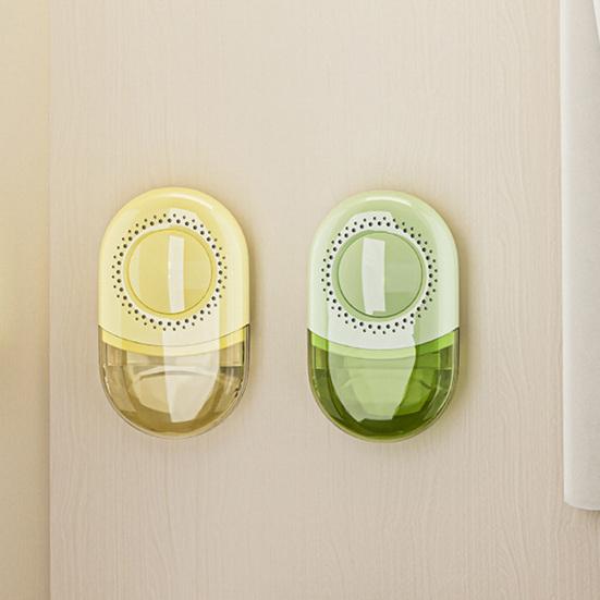 2-in-1 Moisture Absorber Aromatherapy Box Water Absorber Activated Carbon Desiccant Dehumidification Fragrance Wall Box for Bathrooms Shoe Cabinet