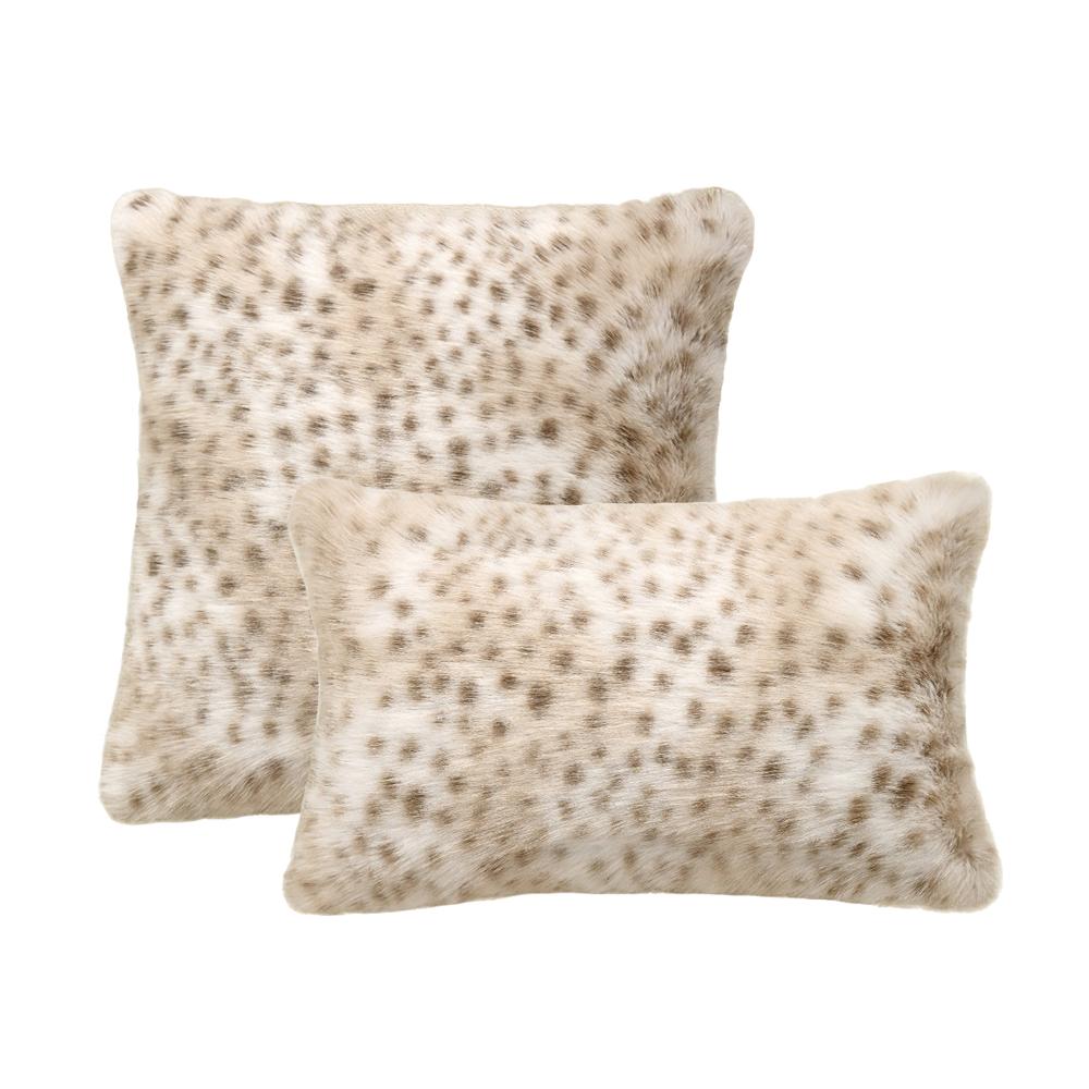 ACHETER MAINTENANT 1 PIÈCE Housse de Coussin Animal Longue en Peluche à Pois Housse de Coussin Décorative Confortable pour Canapé Salon