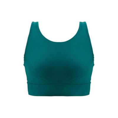 Infinity Solid Medium Intensity Sports Bra Women Underwear Green 1376883-722