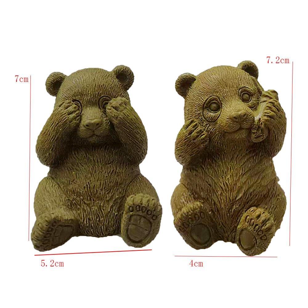 Panda Silicone Mold for Handmade Candle Plaster Soap Epoxy Resin Chocolate Decoration Gypsum Ice DIY Baking Mould