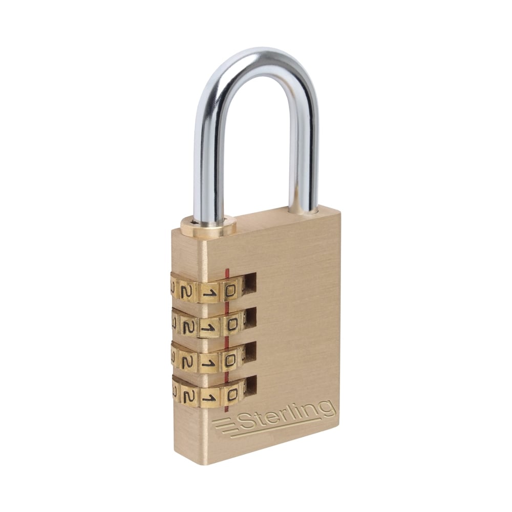 Sterling Light Security 4-Dial Combination Padlock
