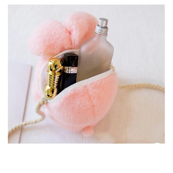 Cartoon Bunny Plush Bag Candy Multicolor Kawai Girl Creative Cute Shoulder Bag for Girls Kids
