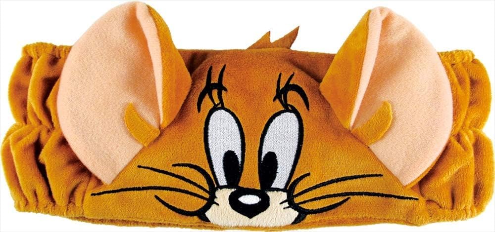 Tom and Jerry Face Sports Tom Jerry Jerry Set Slider Hairband, Wash, Headband, & (Hairband, Bag)