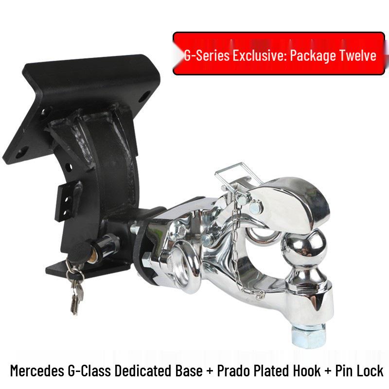 Compatible with Mercedes-Benz G-Class (G500, G350, G63, W463) rear tow bar modification, including unlicensed tow hooks.