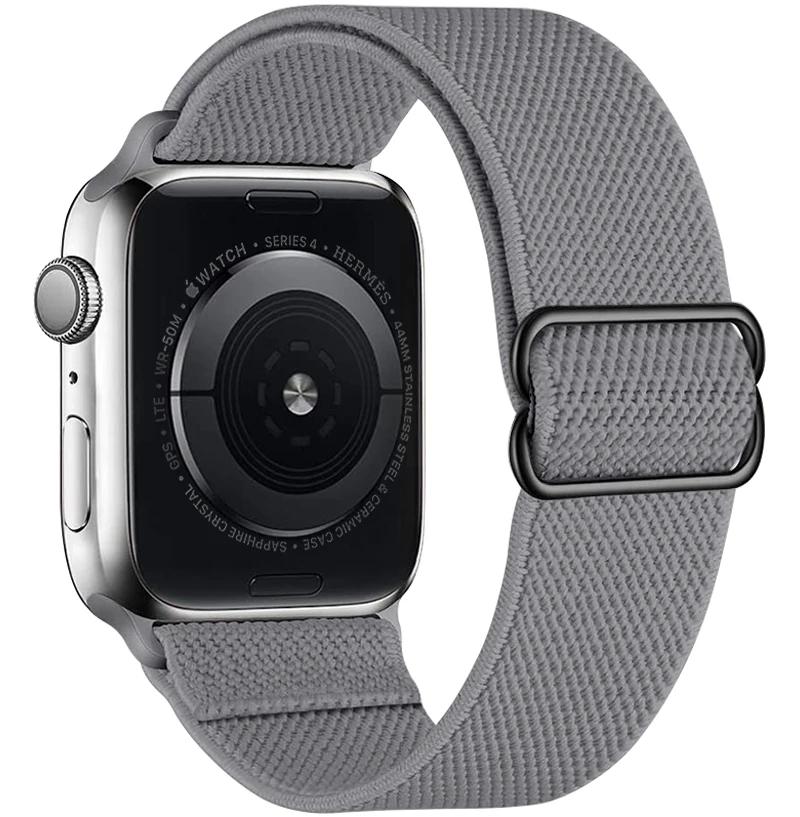 Adjustable Nylon Loop Strap For Apple Watch Series Ultra 11 10 9 8 7 46mm 45mm 41mm Fabric Strap For Iwatch 6 5 4 SE 44mm 40mm
