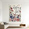 America 250th Semiquincentennial Tapestry Patriotic USA Flag Print Polyester Wall Hanging for Living Room 17762026 Independen