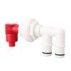 Pump Out Aerator Combo Kit 1 1 16 Inch Mounting Drain Valve Recirculating Pump Aerator for Live Wells Bait Wells