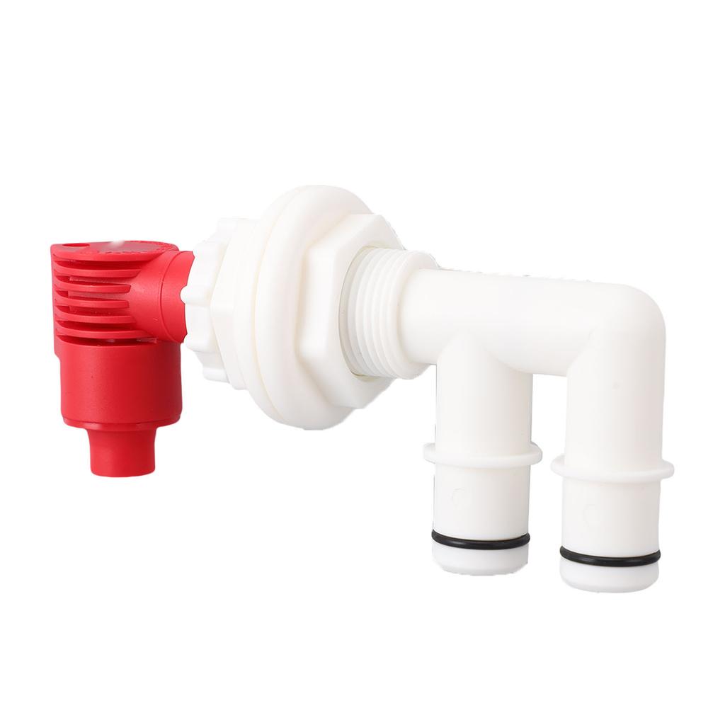 Pump Out Aerator Combo Kit 1 1 16 Inch Mounting Drain Valve Recirculating Pump Aerator for Live Wells Bait Wells