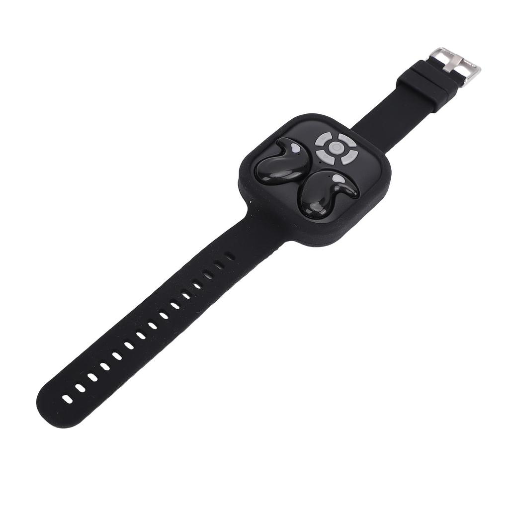Wireless Earbud with Page Turner Camera Shutter Remote Control Watch Strap 5.4 Earphone Scrolling Remote for Electronic Book Short Video APP