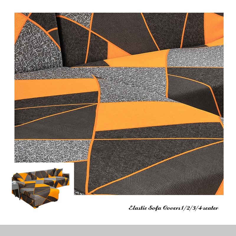 VIP LINK L shape Need Buy 2 pieces Corner Sofa Covers for Living Room Couch Cover Elastic Stretch Sectional Sofa Cubre Sofa